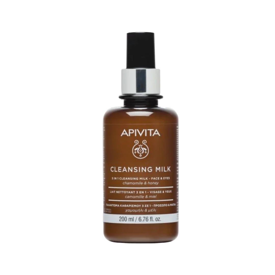 Apivita Cleansing Milk 3 in 1, 200ml