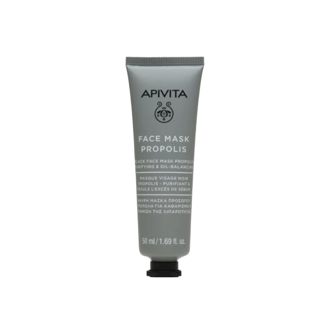 Apivita Face Mask Propolis για Καθαρισμό & Ρύθμιση της Λιπαρότητας