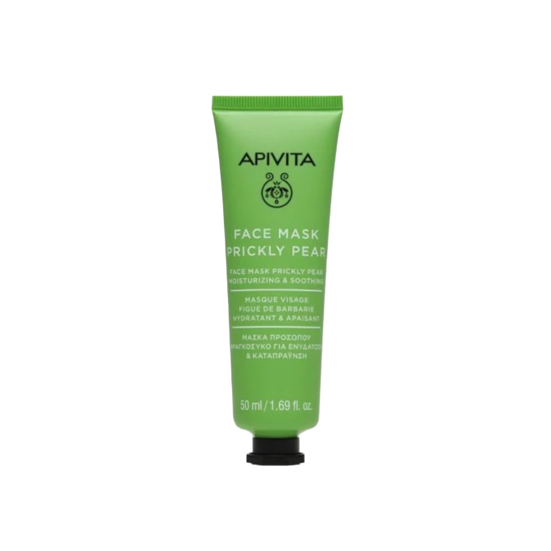 Apivita Face MAsk Prickly για Ενυδάτωση & Καταπράυνση