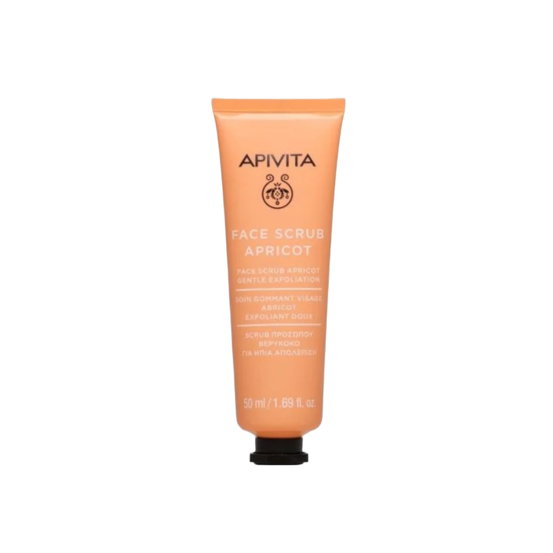 Apivita Face Scrub Apricot για Ήπια Απολέπιση