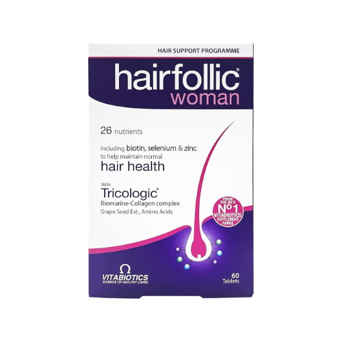 Hairfollic Woman, 60 δισκία