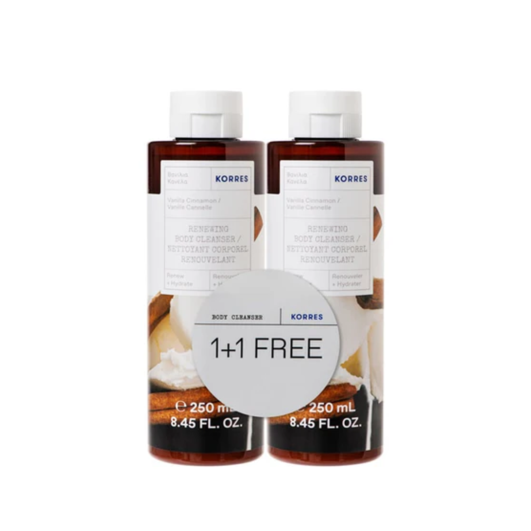 Vanilla Cinnamon Shower Gel, 2τμχ x 250ml