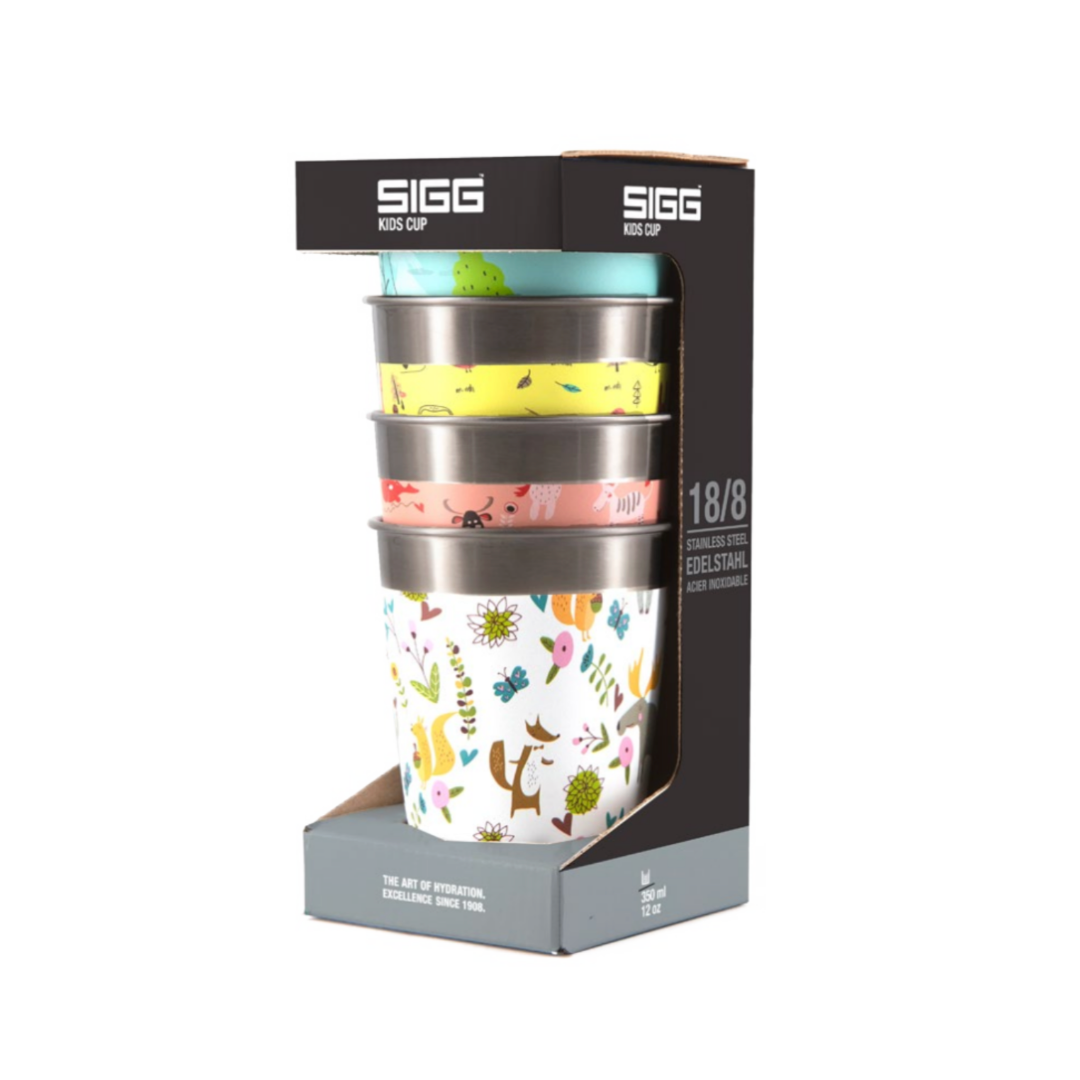 Kids Cup Set Wildlife, 350ml x 4τμχ