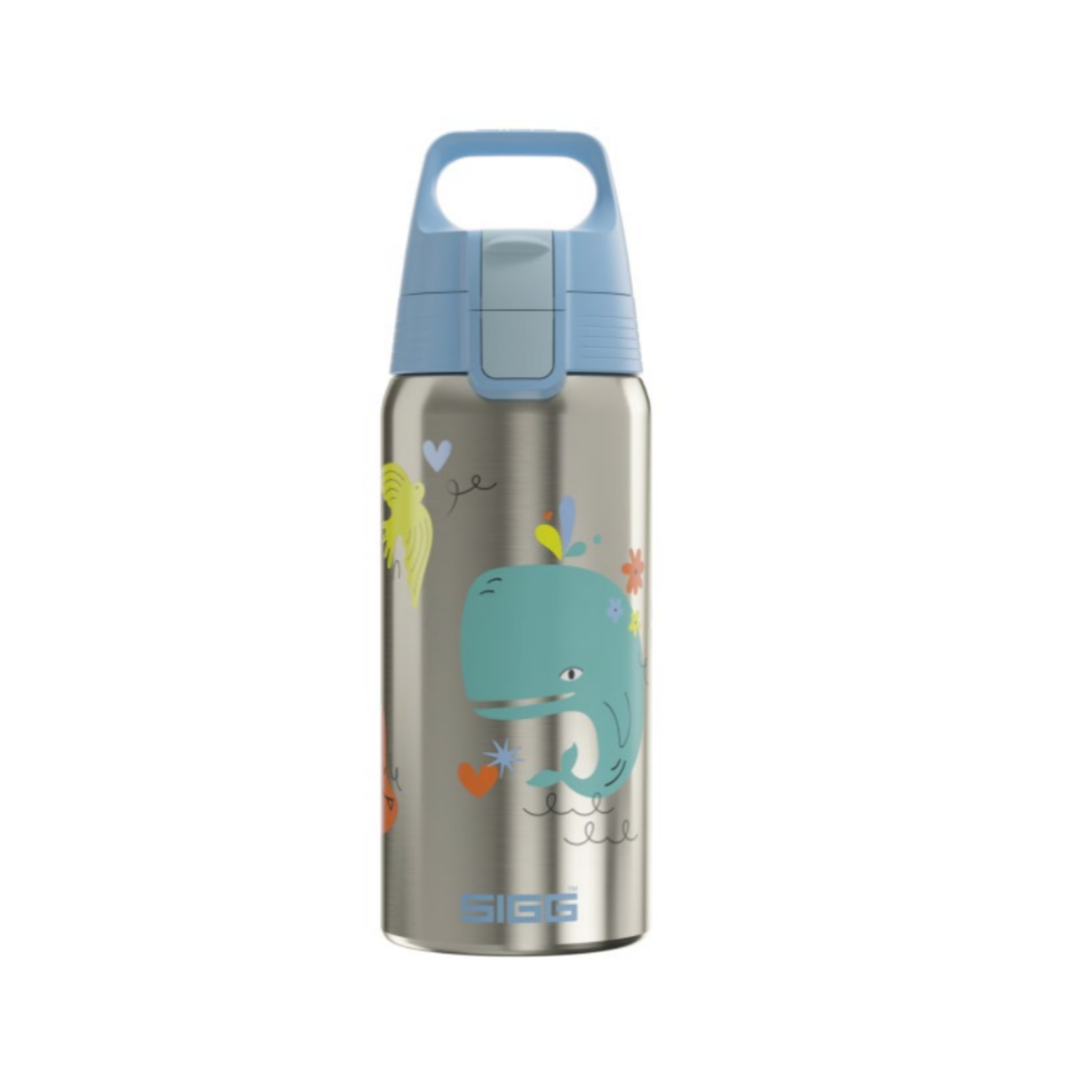 Water Bottle Shield Therm Whale, 500ml