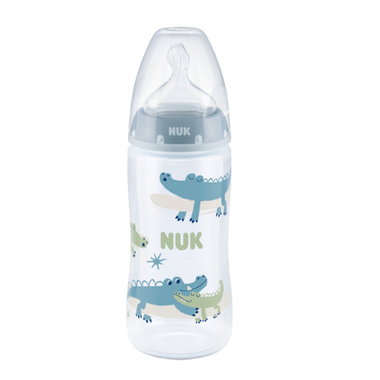 NUK First Choice Bottle Blue with Temperature Control, 150ml