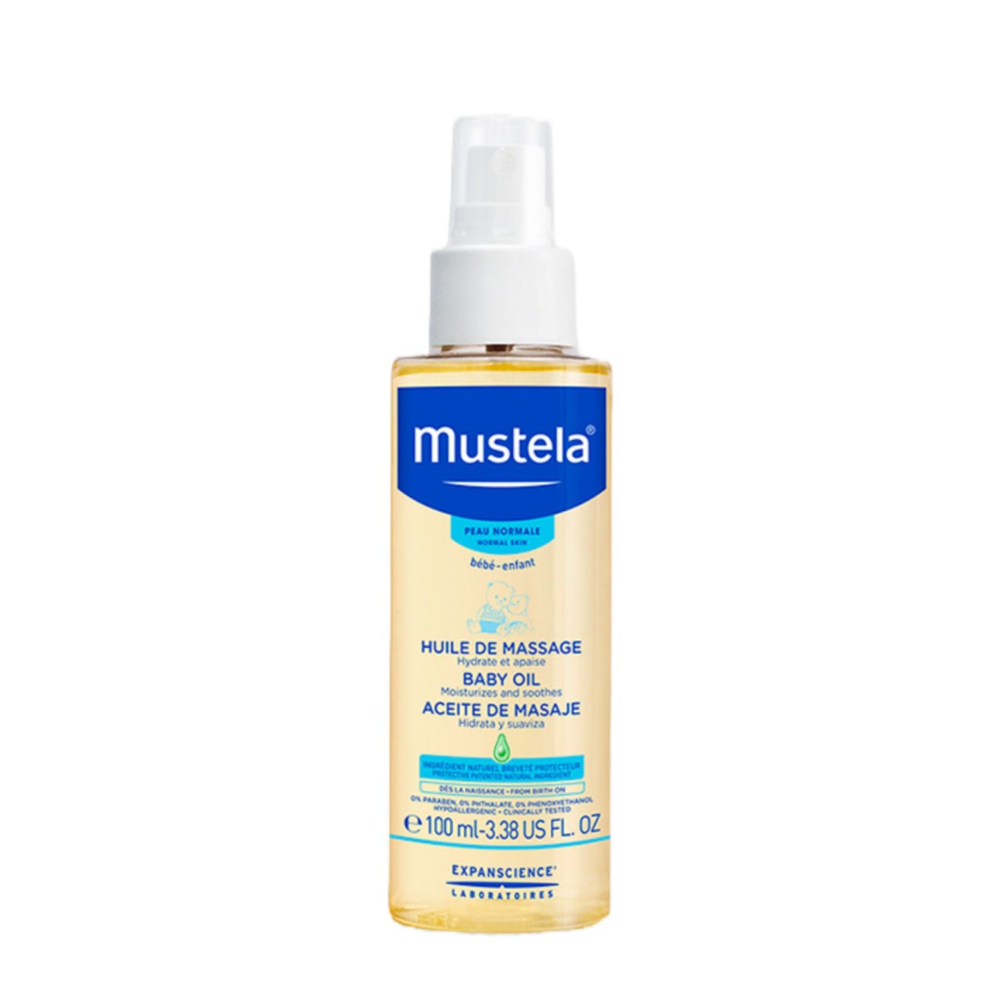 Mustela Baby oil, 100ml