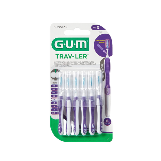 GUM Trav-ler 1.2 Μεσοδόντια βουρτσάκια, 6 τμχ