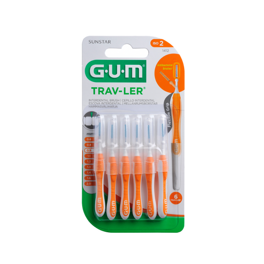 GUM Trav-ler 0.9 Μεσοδόντια βουρτσάκια, 6 τμχ