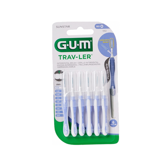 GUM Trav-ler 0.6 Μεσοδόντια βουρτσάκια, 6 τμχ