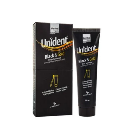 Unident Black & Gold Toothpaste, 100ml