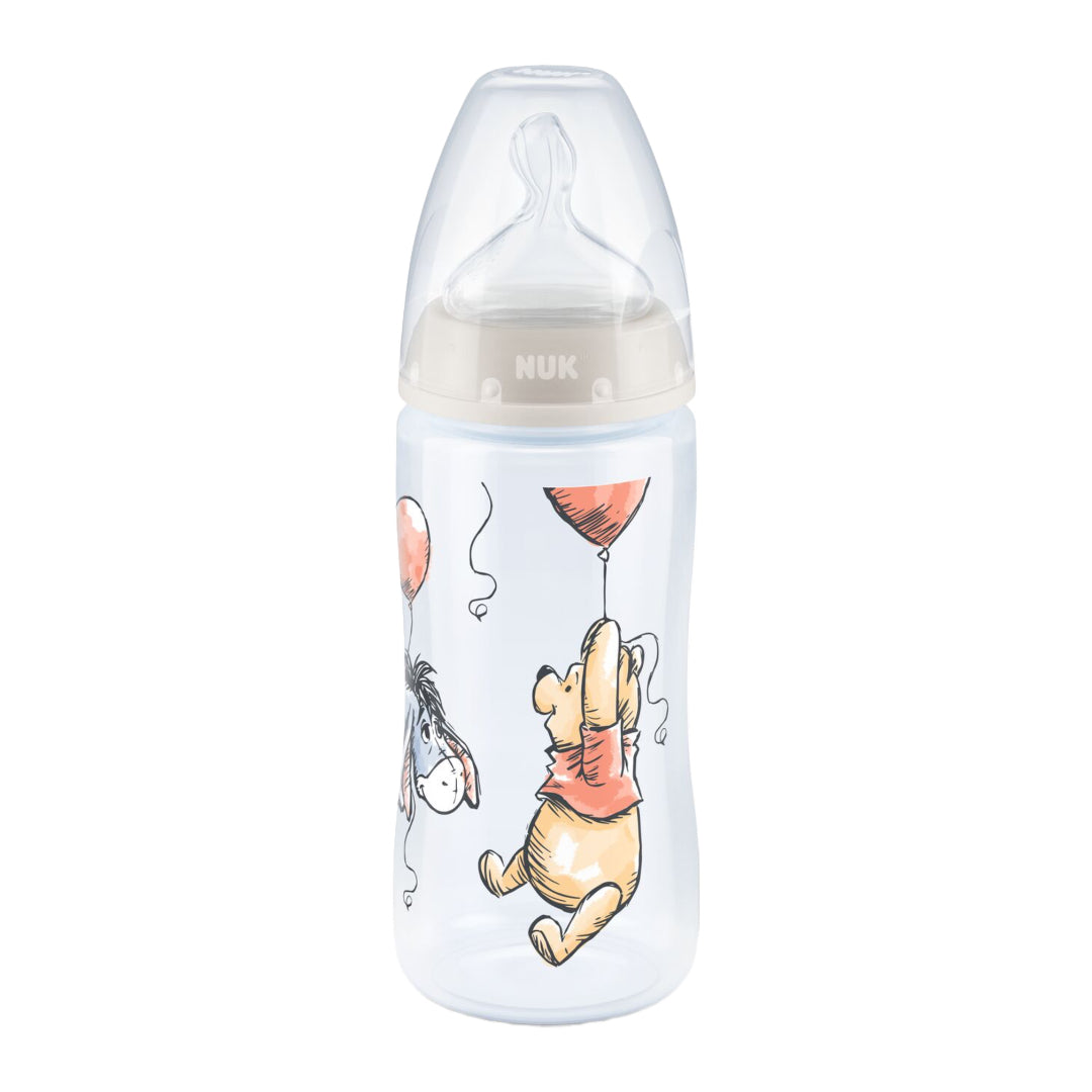 NUK First Choice Bottle Disney-Winnie with Temperature Control, 300ml