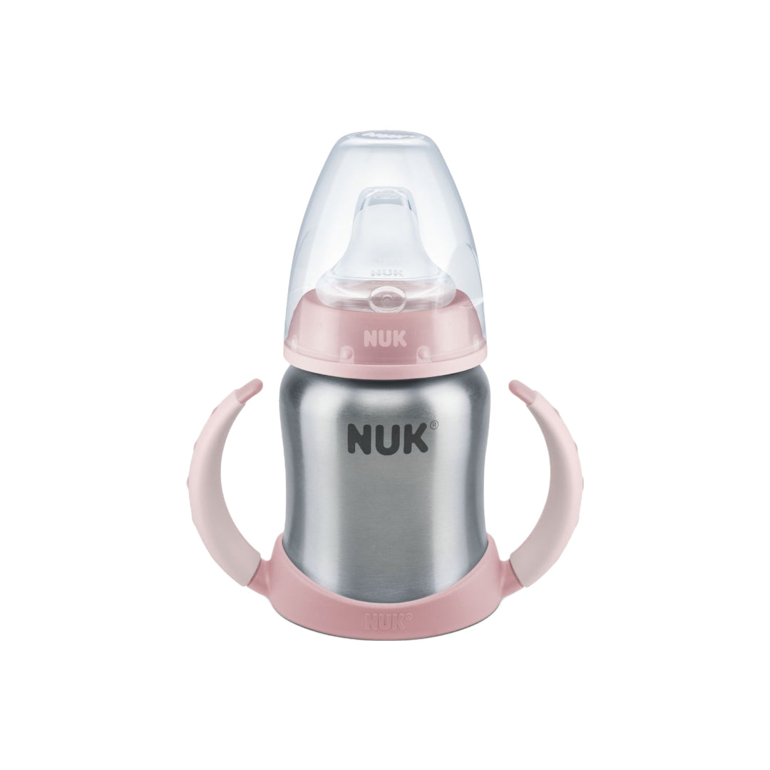 NUK Learner Cup Stainless Steel First Choice Pink