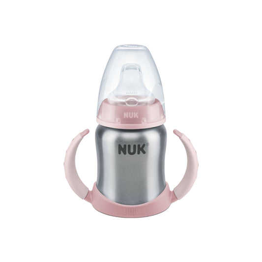 NUK Learner Cup Stainless Steel First Choice Pink