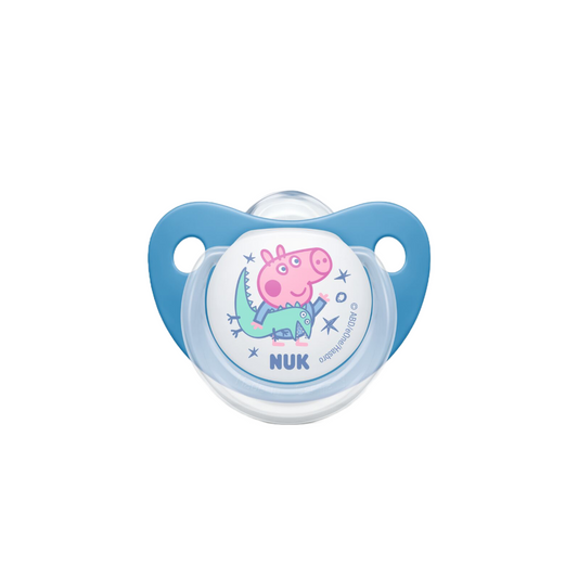 NUK Sil Soother Peppa Pig Trendline Blue 18-36M