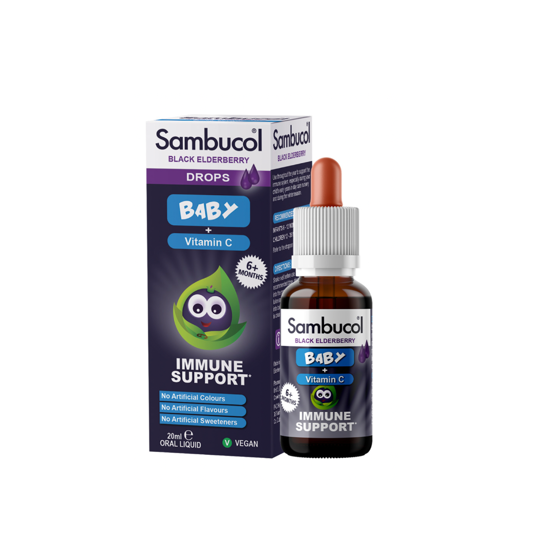 Sambucol Black Elderberry Drops for Baby, 20 ml