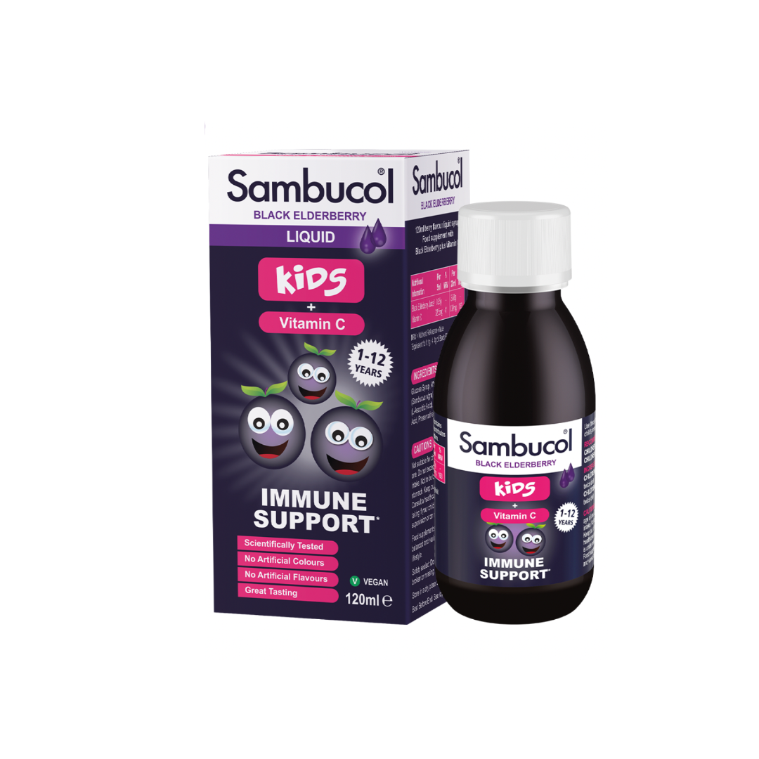 Sambucol Black Elderberry Syrup for Kids, 120ml