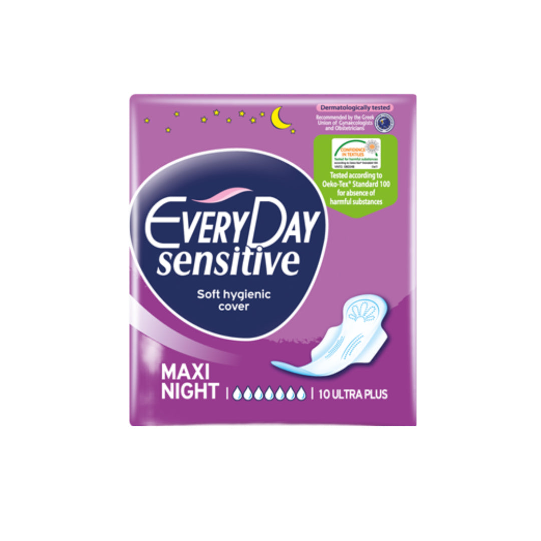 Everyday Sensitive Maxy Night, 10 pads