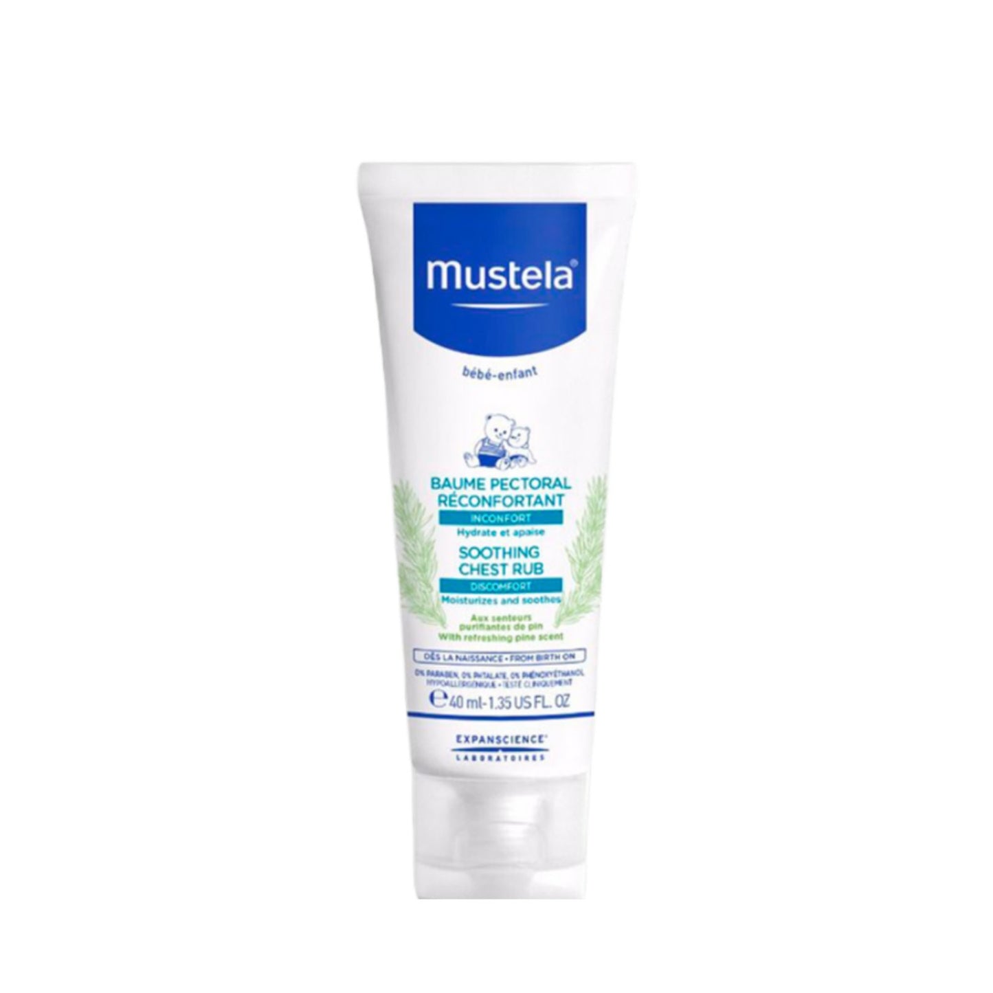 Mustela Soothing Chest Rub, 40ml